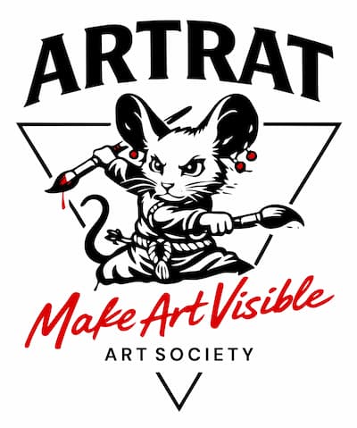 logo artrat alb mic