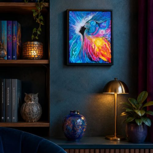 Ramona-portret abstract coloristic – Ramona Ciuhandu